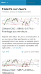 Mobile Screenshot of fenetre-sur-cours.com